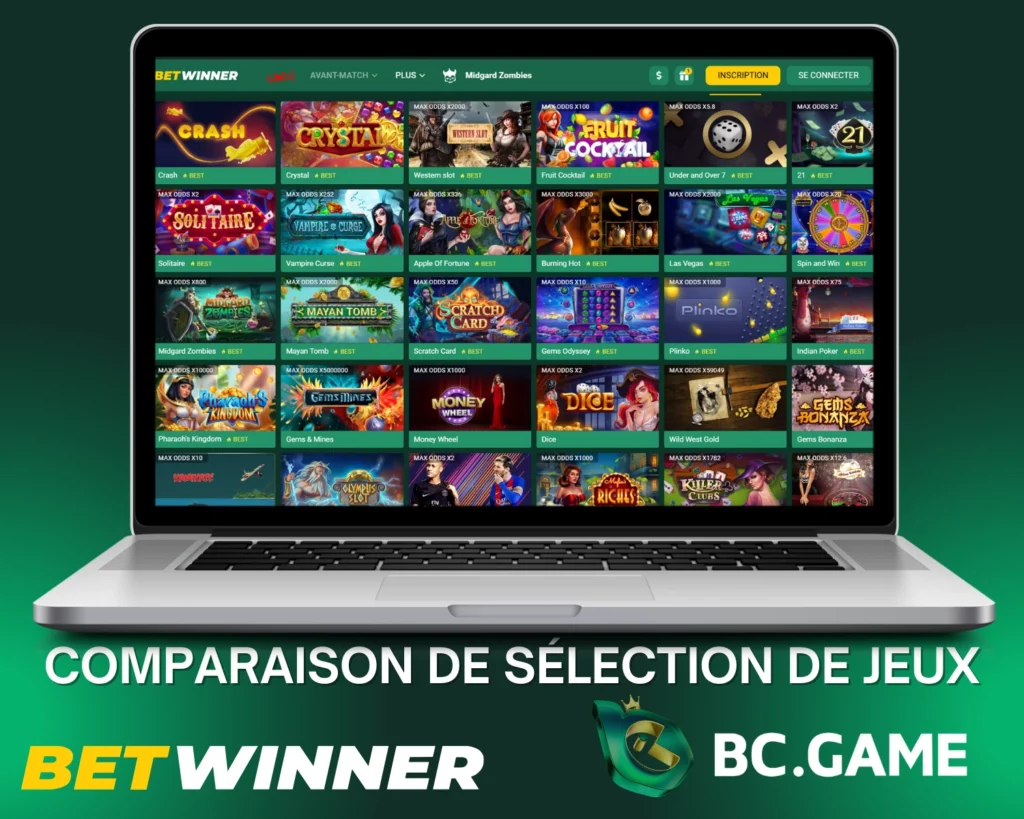 Jeux de Casino: BC.Game vs BetWinner
