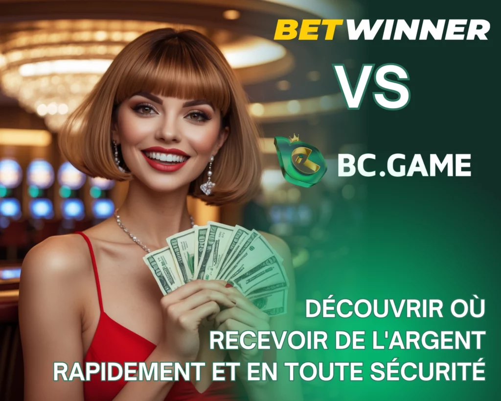 Méthodes de paiement: BC.Game et BetWinner