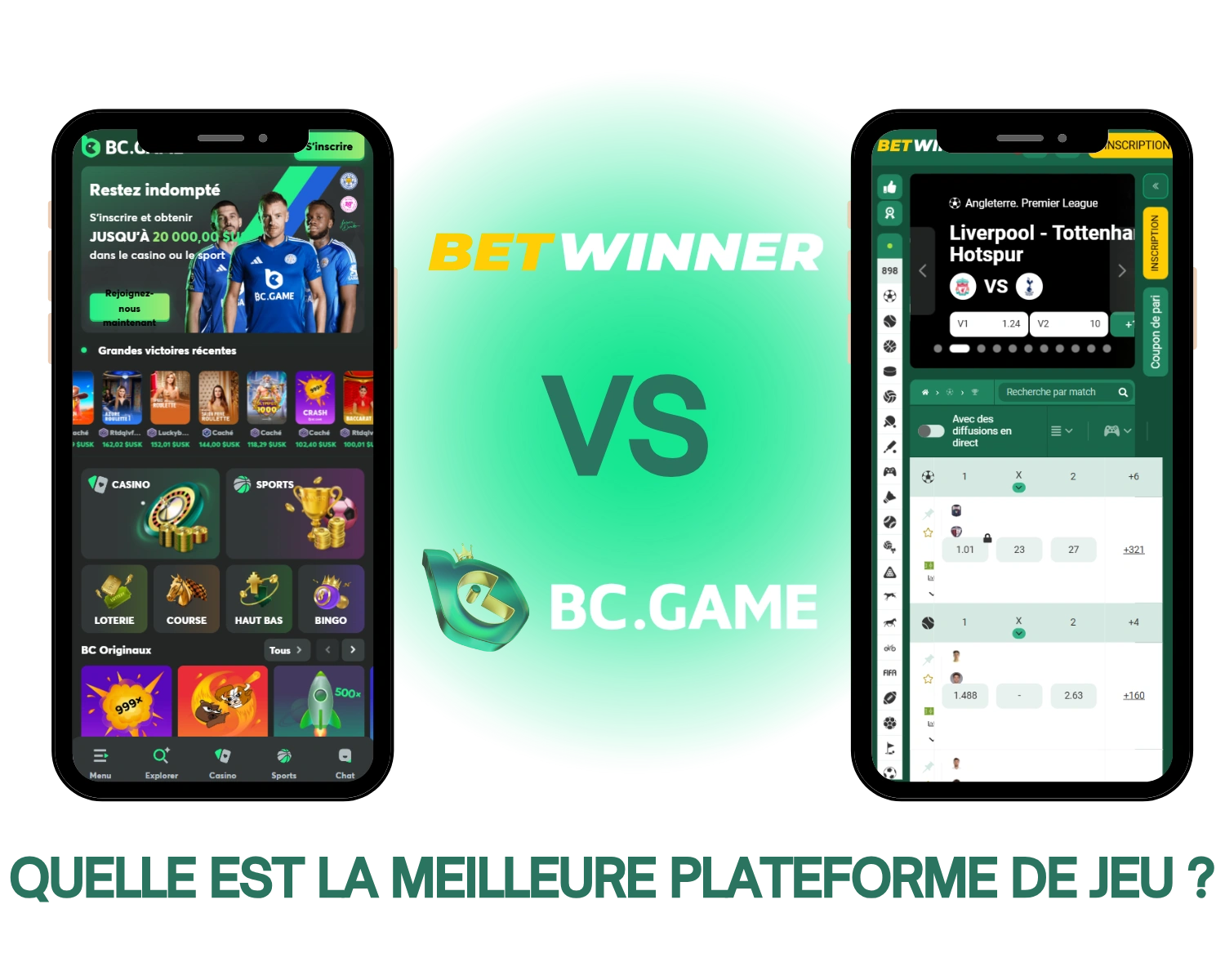 BC.Game vs BetWinner